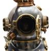 Vintage Helmet Diving Navy Divers Deep Sea Mark V Antique Nautical Us Scuba Brass Marine Home Decor & Office view 3