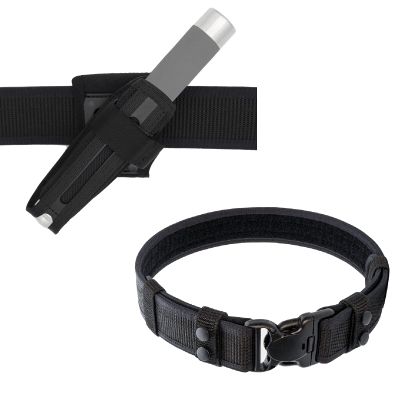 Dotacty Duty Belt(XL39''-42'')+ Baton Holster with 360 Degree Rotating