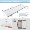 ATEPA Camping Cots for Adults with Carry Bag & Storage Bag, Portable Bed Folding Cot Most Comfortable for Hiking Backpacking Car Camping Travel Home Office Nap Lightgrey view 2