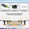 ATEPA Camping Cots for Adults with Carry Bag & Storage Bag, Portable Bed Folding Cot Most Comfortable for Hiking Backpacking Car Camping Travel Home Office Nap Lightgrey view 4
