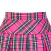 Sunny Fashion Girls Skirt Back School Uniform Pink Tartan Skirt Size 4-5 view 3
