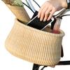 Teng Jin Nantucket Bicycle Basket Cane Woven Egg Shape Toto Basket (2mm Braid) view 1