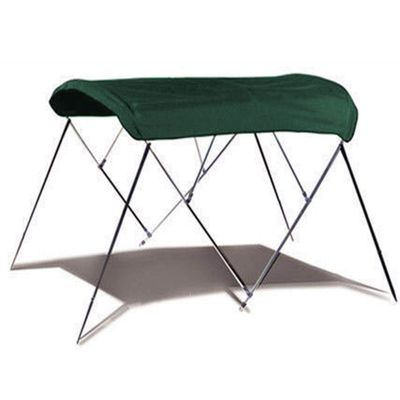 STOPBYUS 7.6 oz Green 4 Bow Round Tube Boat Bimini TOP Sunshade Compatible for Premier Castaway 250 1997-2001