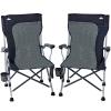 Ablazer Cooler Stand Frame and 2 Pack Outdoor Chairs for Camping, Portable Folding Heavy Duty Camping Accessories for Travel, Hiking, Picnic, Lawn Camping Chair & Ice Box Holder Supports 330Ibs view 4