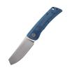 Petrified fish PFE05 Flavorist,3.15" K110 Satin Blade, 94g Micarta Handle Front Flipper Liner lock Folding knife (Blue) view 1