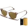 CARFIA Retro Acetate Cat Eye Sunglasses for Women Polarized UV Protection, Cateye Ladies Sunnies Metal Bridge Brow Eyewears view 1