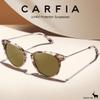 CARFIA Retro Acetate Cat Eye Sunglasses for Women Polarized UV Protection, Cateye Ladies Sunnies Metal Bridge Brow Eyewears view 4
