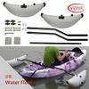 2 x PVC Inflatable Kayak Outrigger Canoe Stabilizer Pontoon Fishing Float Tube, Inflatable Outrigger Stabilizer Suitablle for Kayak, Standing and Beginners view 4