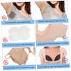 COHEALI 1pc Women Underarm Sweat Vest Breathable Washable Absorbent Undershirt for Hot Weather Comfortable Fit for Summer Activities Prevents Sweat Marks Skin Tone view 4