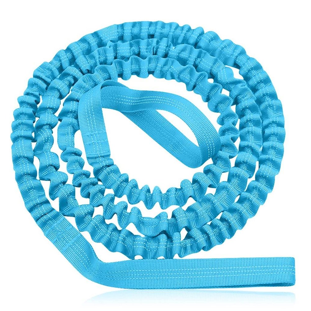 Bicycle Tow Rope, MTB & Cycling Stretch Pull Strap Bicycle Tow Rope for Kids Tandem Bike Attachment for Kids for Riding Further with Your Child Compatible with Any Bicycle (Blue)