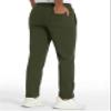 FASKUNOIE Men's Active Running Pants Sherpa Lined Winter Warm Windproof Athletic Joggers Pants Army Green view 2