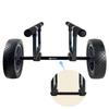 Heavy Duty Kayak Cart, Width Adjustable Canoe Cart with 12inch Flatfree Beach Wheels Boat Dolly Cart Transport Carrier view 4