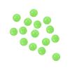 PATIKIL 3mm Luminous Fishing Beads, 200 Pieces Soft Plastic Glow Fishing Bait Eggs Rig Bead Tackle Tool Round, Green view 1