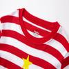 Popshion Boys Christmas Pajamas for Toddler Clothes Set Christmas Tree Striped Sleepwear Long Sleeve 100% Cotton 2 Piece Kids Pjs Size 8t view 3