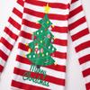 Popshion Boys Christmas Pajamas for Toddler Clothes Set Christmas Tree Striped Sleepwear Long Sleeve 100% Cotton 2 Piece Kids Pjs Size 8t view 4