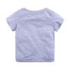 Toddler Kids Girls Boys Car Cartoon 3D Prints Loose Tops Soft Short Sleeve T Shirt Tee Tops (0-Grey, 18-24 Months) view 2