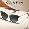 CARFIA Retro Black Acetate Cat Eye Sunglasses for Women Polarized UV Protection, Ladies Sunnies Metal Bridge Brow Eyewears view 4