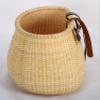 Teng Jin Nantucket Bicycle Basket Cane Woven Egg Shape Toto Basket (3mm Braid) view 3