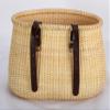 Teng Jin Nantucket Bicycle Basket Cane Woven Egg Shape Toto Basket (3mm Braid) view 4