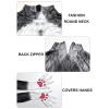 Bemeiren Women's Animal Bodysuit Costume with Big Tail Print Petsuit Spandex Furry Jumpsuit Cosplay Halloween Party Werewolf view 4