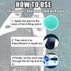 X AUTOHAUX 6pcs 8cm Green D Ring Patch PVC Stainless Steel Round Shape D Ring Pad Set for Inflatable Boat Kayak Canoe Deck with Hooks Handle view 3