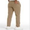 FASKUNOIE Men's Thermal Fleece Pants Sherpa Lined Winter Casual Lounge Sports Yoga Workout Fitness Sweats Pants Khaki view 2
