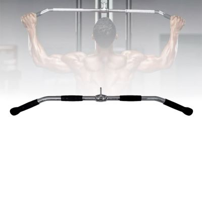 DYK&NX LAT Bar Cable Machine Attachment, Revolving Handle Pull Down Bar with Full Rotation Handle for Fitness Gym Fitness Muscle Building Body Training
