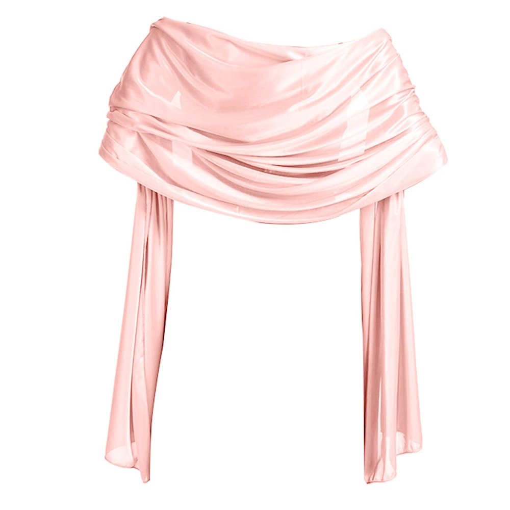 Altsuceser Soft Scarve Shawls Wraps for Dresses,Scarf Shawls and Wraps for Evening Dress Wedding Scarves Light Pink