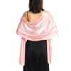 Altsuceser Soft Scarve Shawls Wraps for Dresses,Scarf Shawls and Wraps for Evening Dress Wedding Scarves Light Pink view 2