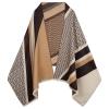 EXTREE Scarfs for Women Pashmina Silky Shawl Wrap for Evening Dressing Blanket Open Front Poncho Cape view 1