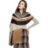 EXTREE Scarfs for Women Pashmina Silky Shawl Wrap for Evening Dressing Blanket Open Front Poncho Cape view 2