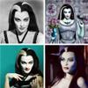 Mildiso Lily Munster Long Wigs for Munster Costume - Black, White Hair with Cap - Halloween M086BW view 4