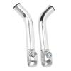 1 Pair Bike Handlebar Extender, Bar Ends Provides Comfortable Griping for Riders 6.1in Handle Bar Extended Compatible with Diameter 0.87inch Flat Handlebar for Cycling Road Mountain Bike (Silver) view 3