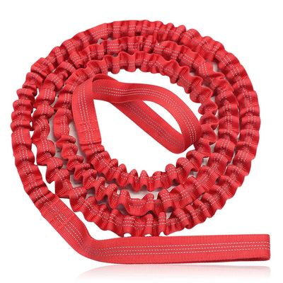 Bicycle Tow Rope, MTB & Cycling Stretch Pull Strap Bicycle Tow Rope for Kids Tandem Bike Attachment for Kids for Riding Further with Your Child Compatible with Any Bicycle (Red)