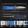 Firebird GANZO Adimanti Samson-BL Folding Pocket Knife Razor Sharp D2 Steel Blade Ergonomic G10 Anti-Slip Handle with Clip Hunting Fishing Camping Gear Outdoor Flipper EDC Pocket Knife (Blue) view 2
