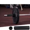2PCS Olympic Adapter Sleeve 8'' Converts 1'' Standard Weight Plate Posts to 2'' Olympic Weight Posts,Removeable end Cap for Longer Posts Nylon Olympic Exercise Equipment for Workout (11'') black view 3