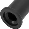 2PCS Olympic Adapter Sleeve 8'' Converts 1'' Standard Weight Plate Posts to 2'' Olympic Weight Posts,Removeable end Cap for Longer Posts Nylon Olympic Exercise Equipment for Workout (11'') black view 4