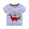 Toddler Kids Girls Boys Car Cartoon 3D Prints Loose Tops Soft Short Sleeve T Shirt Tee Tops Clothes (0-Grey, 5-6 Years) view 1