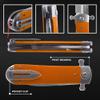 Firebird GANZO Adimanti Samson-OR Folding Pocket Knife Razor Sharp D2 Steel Blade Ergonomic G10 Anti-Slip Handle with Clip Hunting Fishing Camping Outdoor Flipper EDC Pocket Knife (Orange) view 3