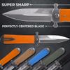 Firebird GANZO Adimanti Samson-OR Folding Pocket Knife Razor Sharp D2 Steel Blade Ergonomic G10 Anti-Slip Handle with Clip Hunting Fishing Camping Outdoor Flipper EDC Pocket Knife (Orange) view 4