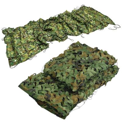 YHBZ Woodland Camouflage Net,Army Camo Netting,Camo Car Cover,Breathable Blinds Nets,Hunting Sunshade Hide Net,3x7m,4x2m,Customizable,2x5m(7 * 16ft)