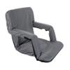 Camco Portable Stadium Seat | Ideal for Benches, Picnics, The Beach, Outdoor Concerts, Sporting Events, and More | Grey (53101) view 1