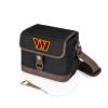 PICNIC TIME NFL Washington Commanders Beer Caddy, Beer Cooler Tote with Opener, 6-Pack Cooler, Gifts for Beer Lovers, (Black with Brown Accents) view 2