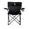 PICNIC TIME NHL Seattle Kraken PTZ Camp Chair, Picnic Chair, Beach Chair with Carrying Bag, (Black) view 4