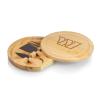 PICNIC TIME NFL Washington Commanders Brie Cheese Board and Knife Set - Charcuterie Board Set - Wood Cutting Board view 2