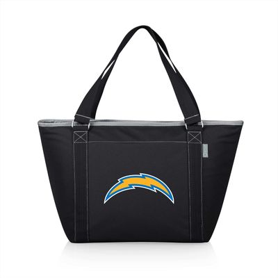 Picnic TIME NFL Los Angeles Chargers Topanga Tote Cooler Bag, Soft Cooler Bag, Picnic Cooler, (Black)