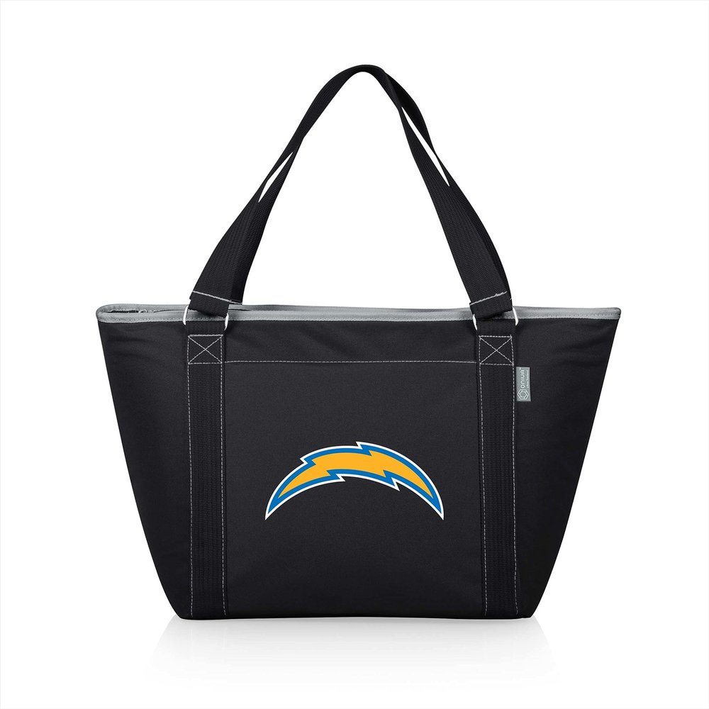 Picnic TIME NFL Los Angeles Chargers Topanga Tote Cooler Bag, Soft Cooler Bag, Picnic Cooler, (Black)