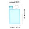 DOITOOL 1pc Leakproof Sports Water Bottle Portable Plastic Kettle for Fitness Outdoor Activities and Travel Flat Design Frosted Texture Easy to Carry view 2