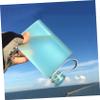 DOITOOL 1pc Leakproof Sports Water Bottle Portable Plastic Kettle for Fitness Outdoor Activities and Travel Flat Design Frosted Texture Easy to Carry view 3