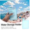 DOITOOL 1pc Leakproof Sports Water Bottle Portable Plastic Kettle for Fitness Outdoor Activities and Travel Flat Design Frosted Texture Easy to Carry view 4